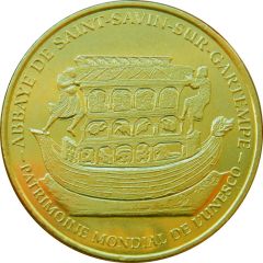 Monnaie de Paris Tourist Token - Abbaye de Saint-Savin sur Gartempe Patrimoine Mondial de l`UNESCO