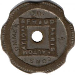20 Centimes - Automatiques Beraud Paris