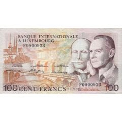 100 Francs/Frang Type 1981