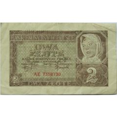 2 Zlotys German occupation