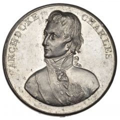 Medal - George III Battle of Stockach, white metal