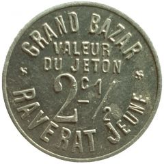 2,5 cts/50 cts Grand Bazar Raverat - Macon [71]