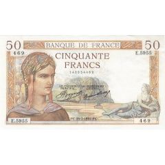 50 Francs - Cérès type 1933