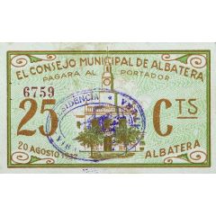 25 Céntimos Albatera
