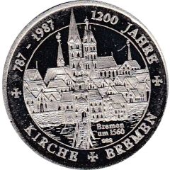 Medal - 1200 years of Kirche Bremen