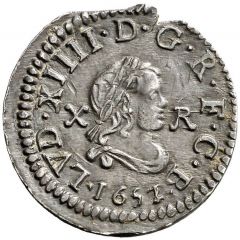 10 Reales - Louis XIV Barcelona