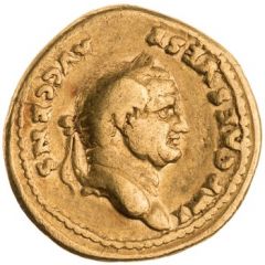 Aureus - Vespasian PAX AVG, Pax