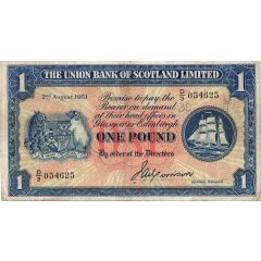 1 Pound Union Bank of Scotland