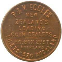 Token - P & M Eccles Coin Dealers - Auckland