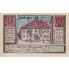 25 Pfennigs Camburger Tageblatt