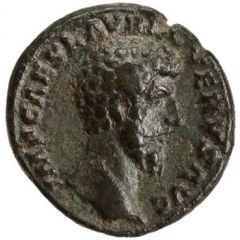 As - Lucius Verus and Marcus Aurelius CONCORD AVGVSTOR TR P II COS II S C
