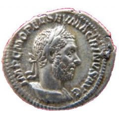 Denarius - Macrinus PONTIF MAX TR P P P, Felicitas