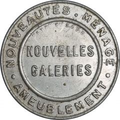 10 centimes - Nouvelles Galeries timbre-monnaie