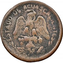 20 Centavos Curved bottom 2, Cast