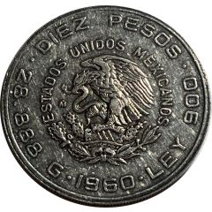 10 Pesos Guerre d`indépendance Reproduction