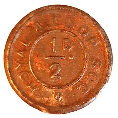 1/2 Penny - Royal Arsenal Cooperative Soc Limited