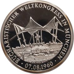 Medal - 50 Years of the Federal Republic of Germany World Eucharistic Congress in Munich
