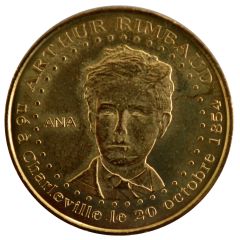 Tourist token - Monnaie de Paris - Charleville-Mézières - Arthur Rimbaud