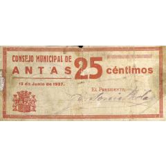 25 Céntimos Antas