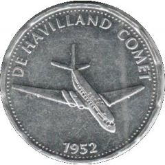 Token - Shell - Man in Flight #13 - De Havilland Comet, 1952