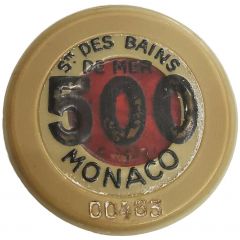 500 francs - Casino de Monte-Carlo