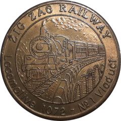Medal - NSW - Blue Mountains Zig Zag Railway Tourist Souvenir