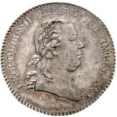 2 Ducats Silver pattern strike, Coronation