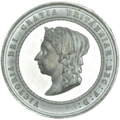 Medal - Victoria Golden Jubilee, J. Carter, white metal, 45mm