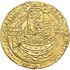 1 Noble - Henry IV Heavy coinage, Calais mint