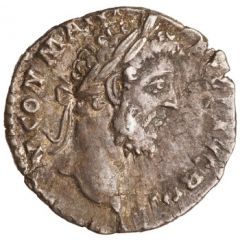 Denarius - Commodus MIN VICT P M TR P XIIII COS V P P, Minerva and Victory
