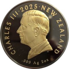 2 Dollars - Charles III 1st Portrait - Nesting Rowi