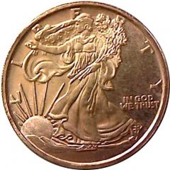 1/4 oz Copper Walking Liberty