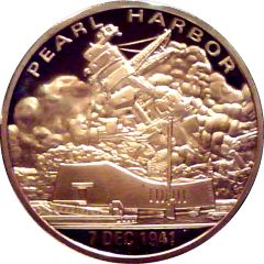 Official Commemorative Medallion - Pearl Harbor