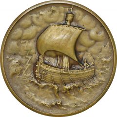 Medal honouring Wilhelmina and the neutral Dutch government