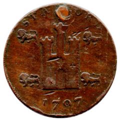 1/2 Penny Staffordshire – Stafford / W. Horton
