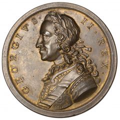 Medal - George II British Victories, bronze