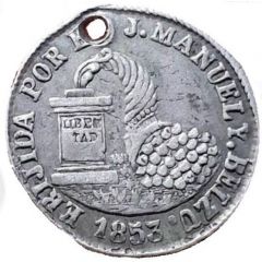 2 Soles - Manuel Isidoro Belzu National Mint of Peace - Monetary Medal