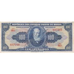100 Cruzeiros Thesouro Nacional, 1st print, Autographed