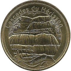 Monnaie de Paris Tourist Token - Cascades du Hérisson - L`éventail