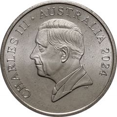 10 Cents - Charles III 1st Portrait - Marionette Lyrebird
