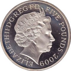 5 Pounds - Elizabeth II 4th portrait, Big Ben