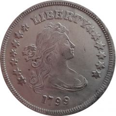 Replica - 1 Dollar `Draped Bust Dollar` Heraldic eagle