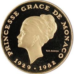 10 Francs - Rainier III Princess Grace - Piedfort Essai