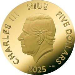 5 Dollars - Charles III Year of the Snake
