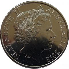 20 Cents - Elizabeth II 4th Portrait - Anzac Spirit - Disciplined
