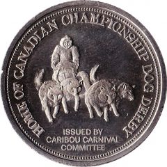 1 Dollar - Yellowknife, North-West Territories Caribou Carnival