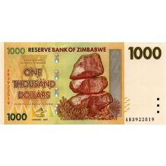 1000 Dollars
