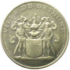 25 Centimes - Ville de Béthune [62] Aluminium Pattern