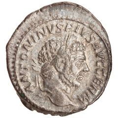 Denarius - Caracalla P M TR P XVIII COS IIII P P, Apollo