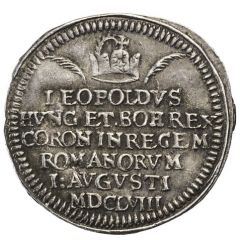 1/2 Ducat Silver pattern strike, Coronation